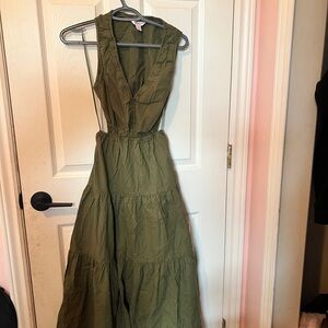 Joe Fresh Green Maxi Dress